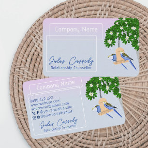 Cartão De Visita Conselheiro de Quadros de Quadros de Peças para Re