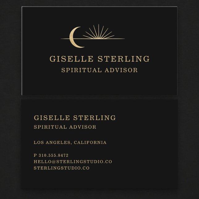 Cartão De Visita Conselheiro Espiritual (Criador carregado)