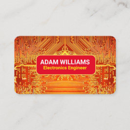 Cartão De Visita CONSELHO de Circuito PCB (Engenheiro Eletrônicos) 