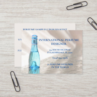 Cartão De Visita Conservar/Fabricante/Frasco de Perfume de Design