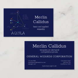 Cartão De Visita Constelação do Hemisfério norte Aquila