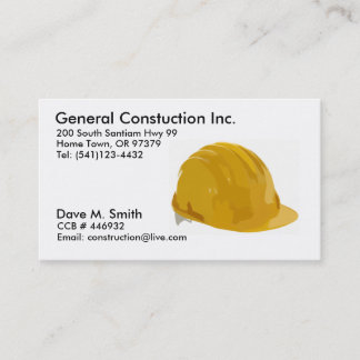 Cartão De Visita Construção