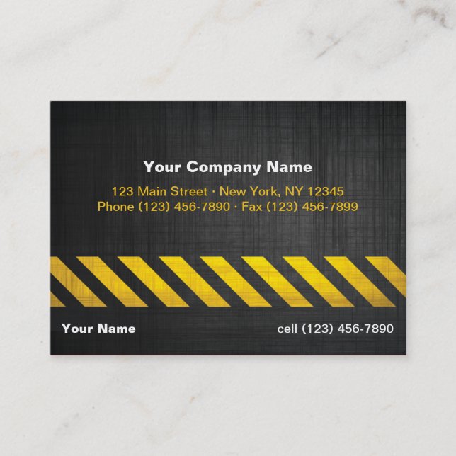 Cartão De Visita Construção (Frente)