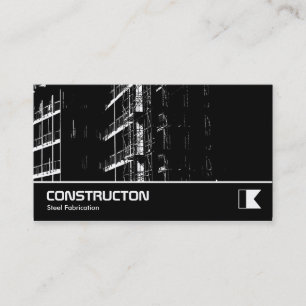 Cartão De Visita Construção - Alto Contraste