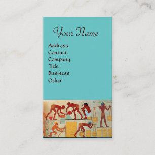 CARTÃO DE VISITA CONSTRUÇÃO ARQUITECTÓNICA ANTIGA DE EGIPTO