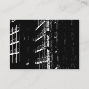 Cartão De Visita Construção de alto contraste