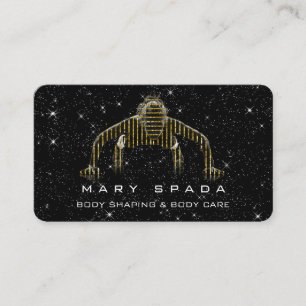 Cartão De Visita Construção de corpo modelando Malhação com pon