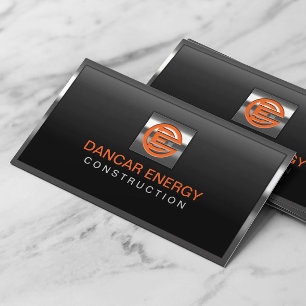 Cartão De Visita Construção de estrutura personalizada de logotip