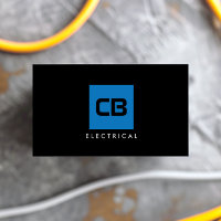 Construção de Monograma Azul Quadrado, Elétrica