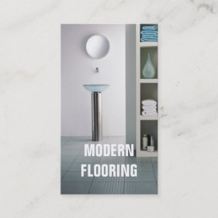 Cartão De Visita Construção de pavimentos de azulejo para pavimen