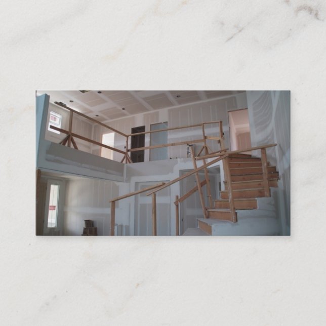 Cartão De Visita Construção Home nova (Frente)