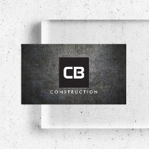 Construção Metálica de Monograma Preto Quadrado