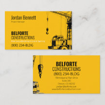 Construção Moderna | Design Amarelo & Grua