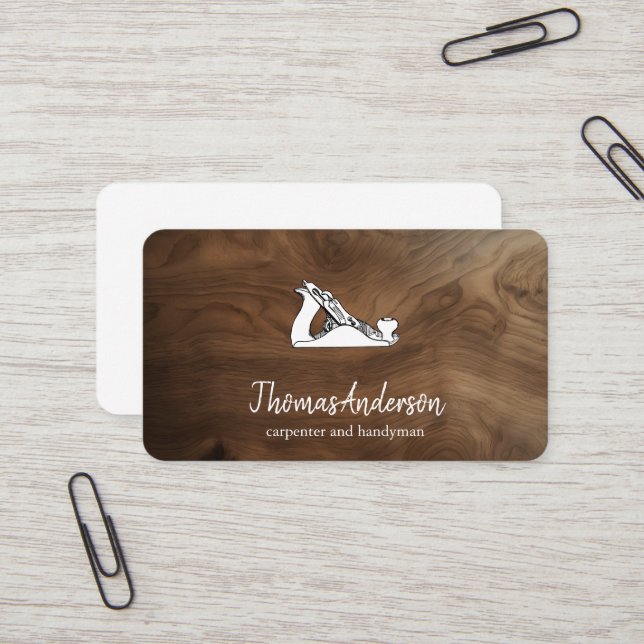 Cartão De Visita Construção Personalizada Profissional (Frente/Verso In Situ)