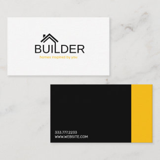 Cartão De Visita Construtor Arquiteto Designer de Interiores