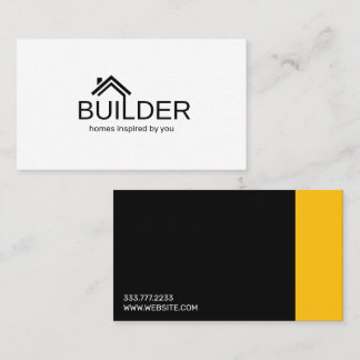 Cartão De Visita Construtor Arquiteto Designer de Interiores
