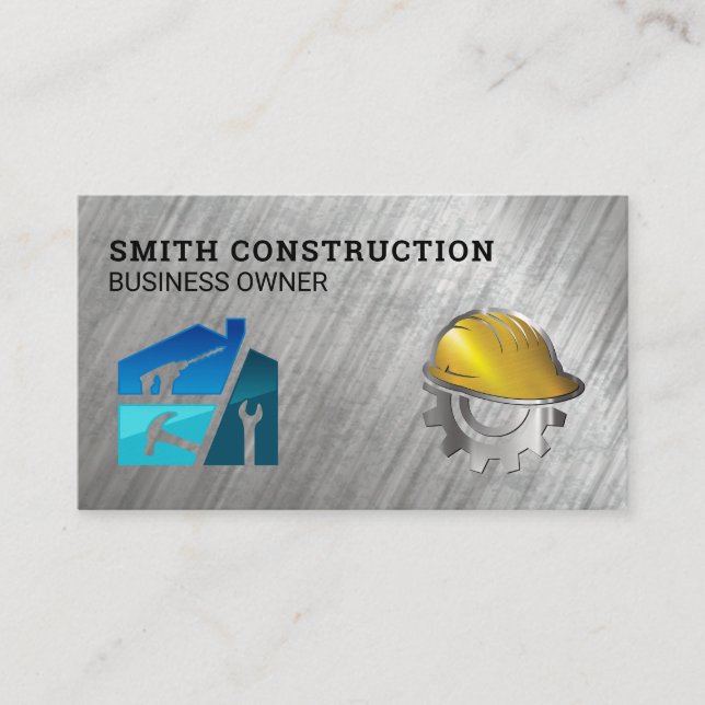 Cartão De Visita Construtor Geral | Ferramentas de Construção | Con (Frente)