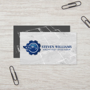 Cartão De Visita Construtor Logotipo Projeto