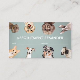 Cartão De Visita Consulta de Cães Pequenos Pet Sitter
