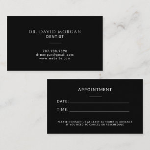 Cartão De Visita Consulta de Ortodontista Dentista Moderno