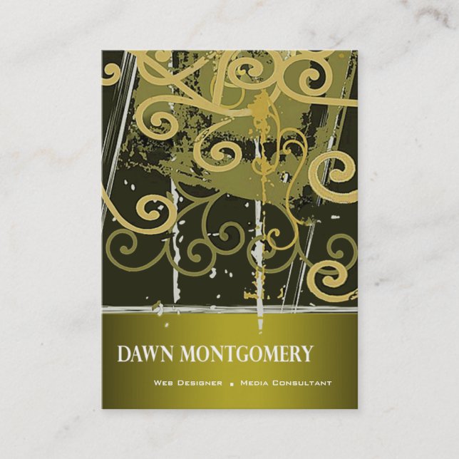 Cartão De Visita Consultante de meios do desenhista da Web do (Frente)