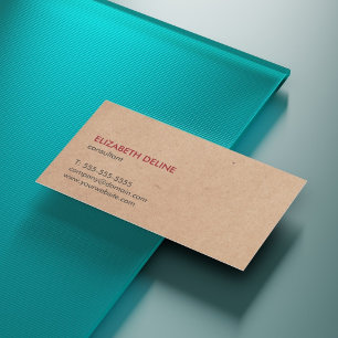 Cartão De Visita Consultante IMPRESSO elegante minimalista do papel