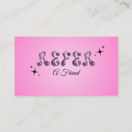 Cartão De Visita Consulte uma placa de amigo