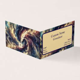 Cartão De Visita Consultor Arte Abstrata Moderna