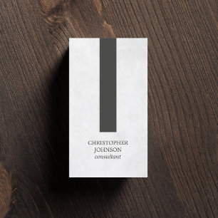 Cartão De Visita Consultor de distribuição de Cinzas de textura ele