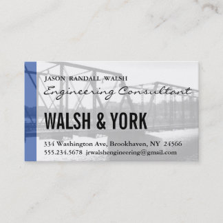 Cartão De Visita Consultor de engenharia