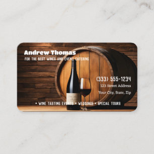 Cartão De Visita Consultor de Vinho