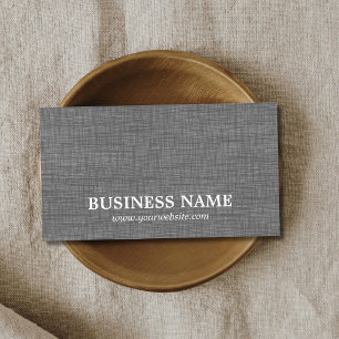 Cartão De Visita Consultor Elegante Textura Cinza Profissional