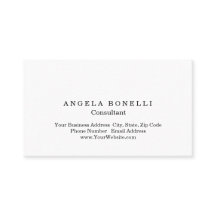 Consultor mínimo simples e simples moderno