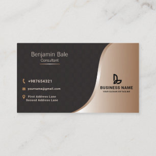 Cartão De Visita Consultora Profissional Elegante Personalizada