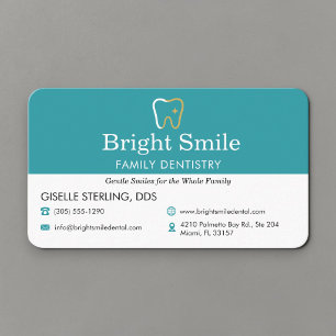 Cartão De Visita Consultório Dentário Moderno Dentistry