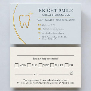 Cartão De Visita Consultório Odontológico Consulta de Dente de Our