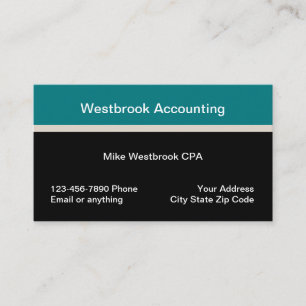 Cartão De Visita Contabilidade Profissional CPA