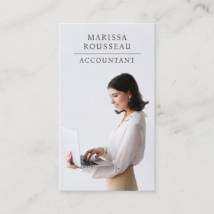 Cartão De Visita Contador de Fotografias Profissional Moderno