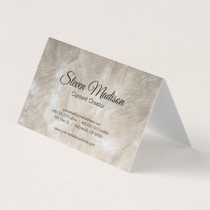 Cartão De Visita Contemporâneo   Artística   Clássico