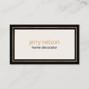 Cartão De Visita Contemporâneo minimalista de luxo