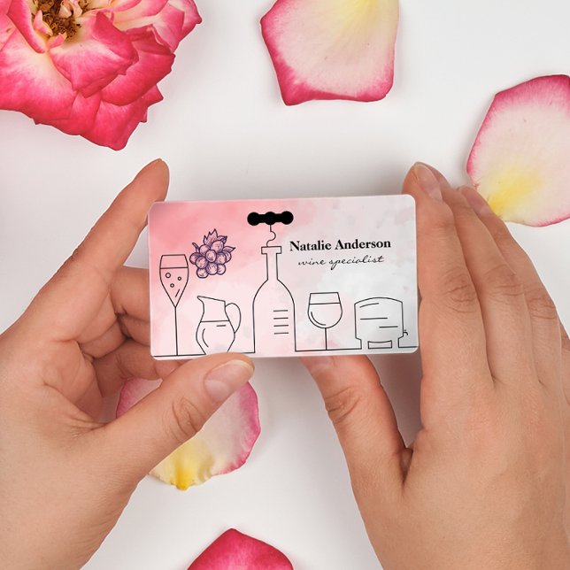 Cartão De Visita Contentores de vinho (Criador carregado)