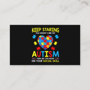 Cartão De Visita Continua A Estreitá-Lo... Pode Curar O Meu Autism