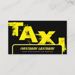 Cartão De Visita Controlador de táxi profissional taxi amarelo táxi