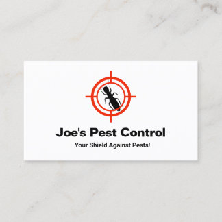 Cartão De Visita Controle de Termito de Pest/Terminador de Insetos