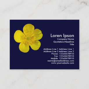 Cartão De Visita Copo - Azul Marinho