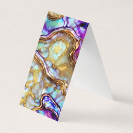 Cartão De Visita Cor da casca de Pastel suave - Pata - Tinta alcoól