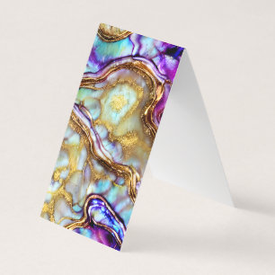 Cartão De Visita Cor da casca de Pastel suave - Pata - Tinta alcoól