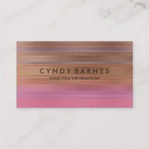 Cartão de visita cor-de-rosa-laranja-púrpura
