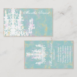 Cartão De Visita COR do candelabro dos Cocos/PAPEL/OPÇÕES da FORMA