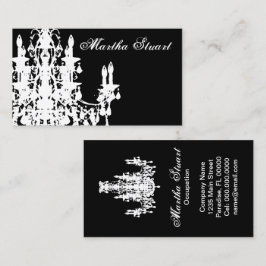 Cartão De Visita COR do candelabro dos Cocos/PAPEL/OPÇÕES da FORMA